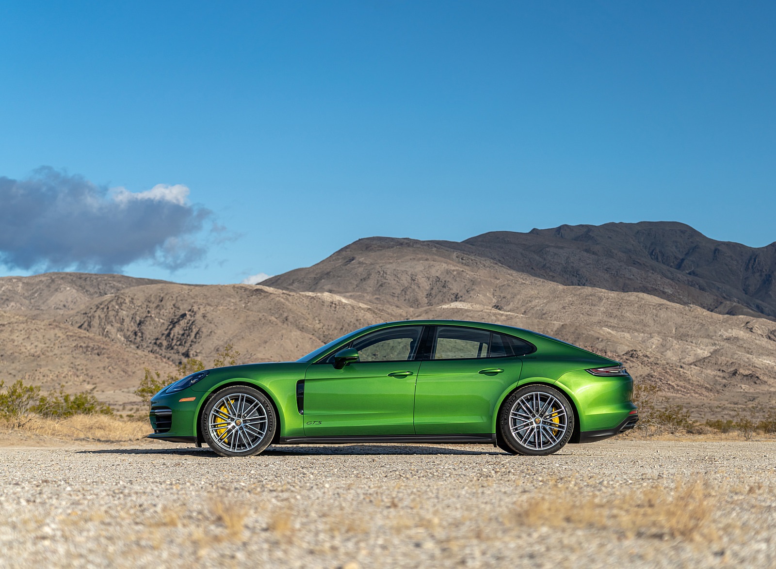 2021 Porsche Panamera GTS (Color: Mamba Green) Side Wallpapers #93 of 117