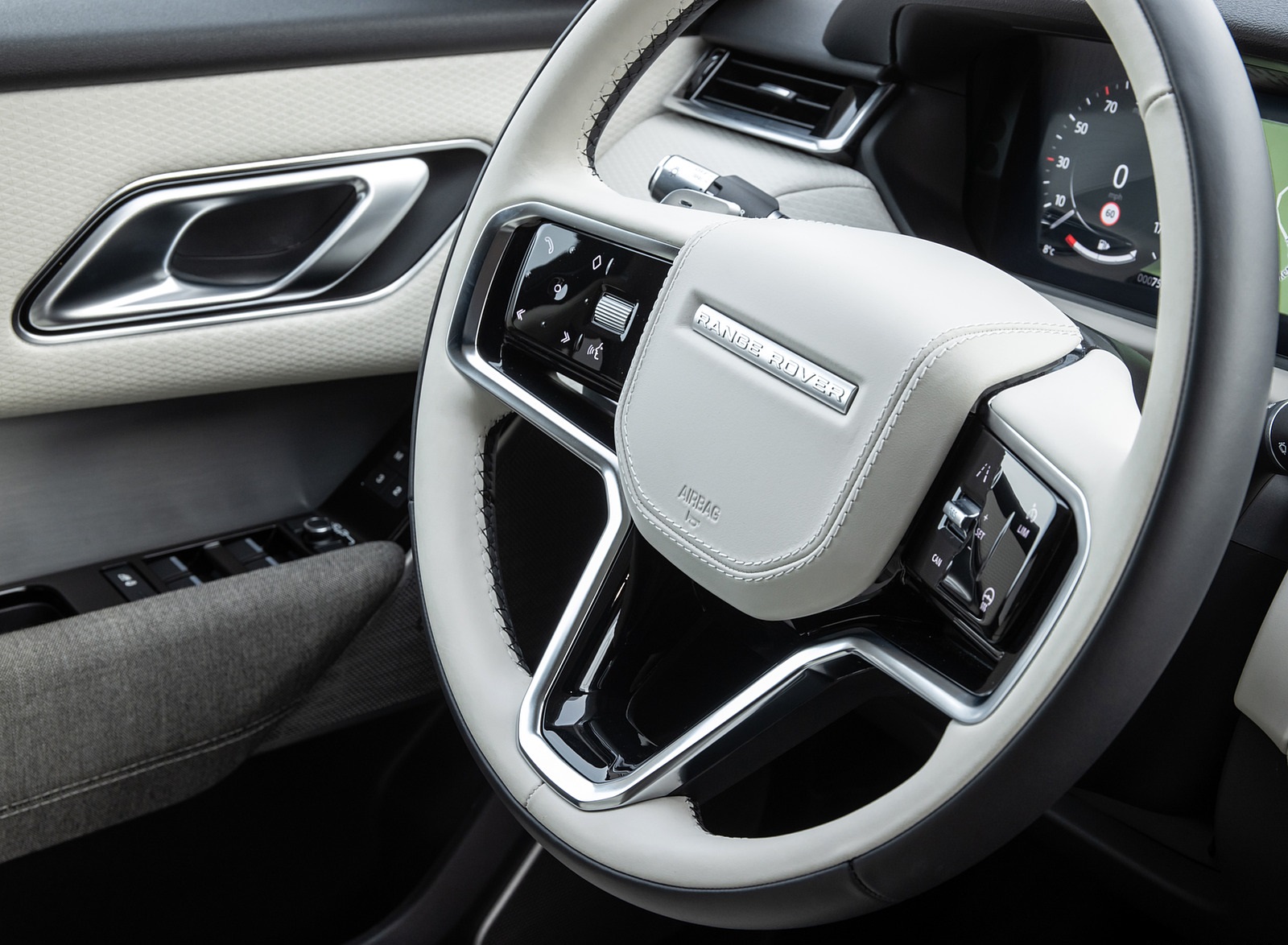 2021 Range Rover Velar D300 MHEV R-Dynamic SE Interior Steering Wheel Wallpapers #34 of 42