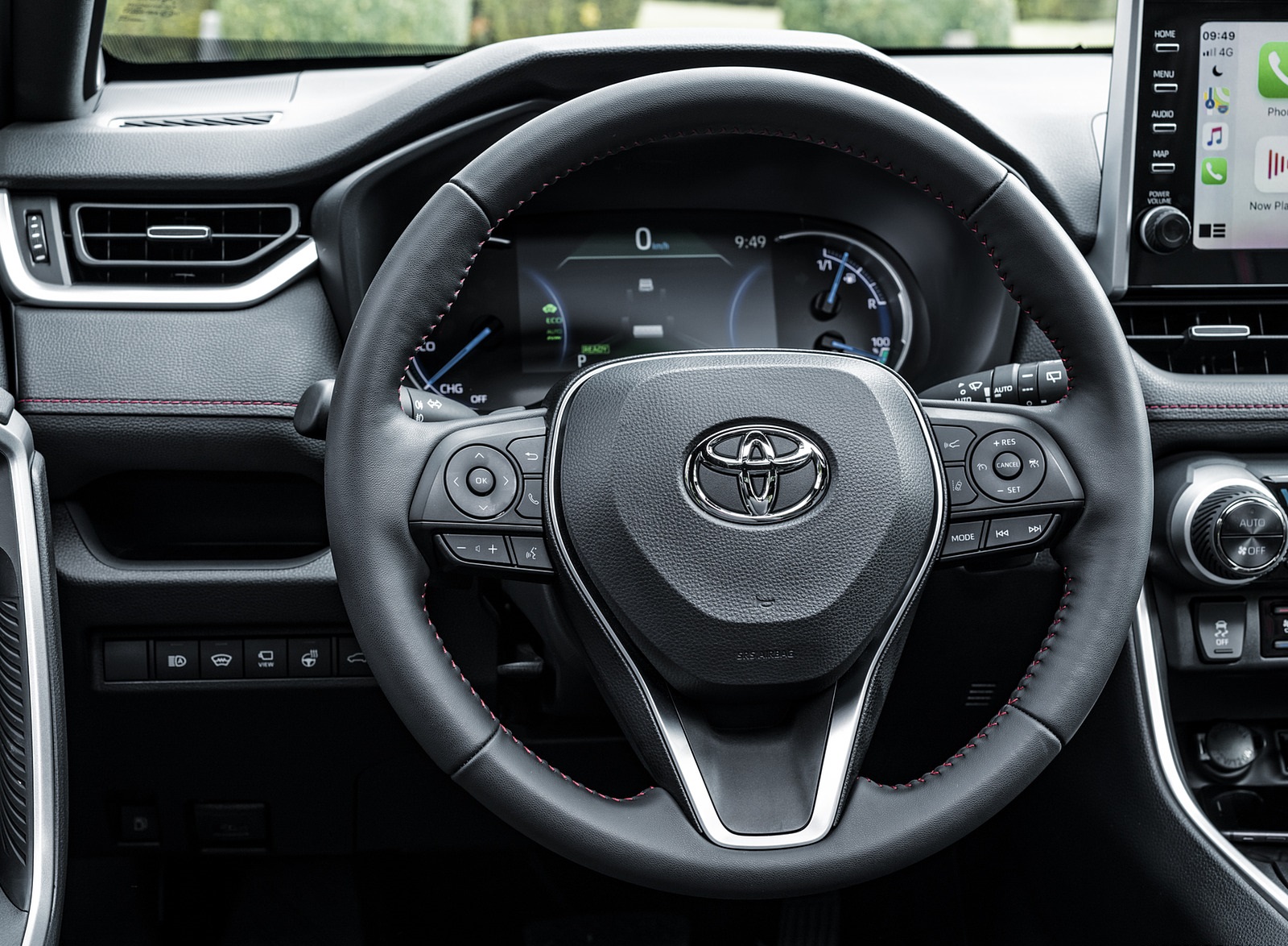 2021 Toyota RAV4 Plug-In Hybrid (Euro-Spec) Interior Steering Wheel Wallpapers #98 of 133