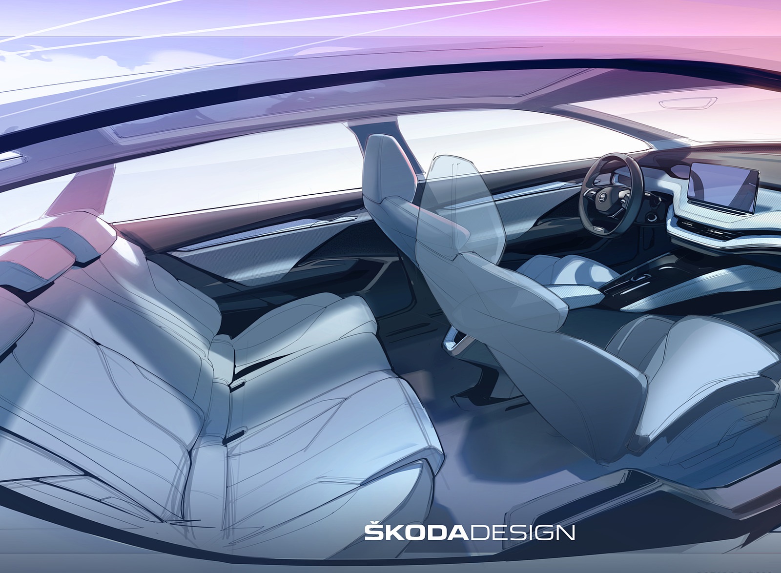 2021 Škoda ENYAQ iV Design Sketch Wallpapers #174 of 184