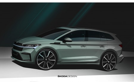 2021 Škoda ENYAQ iV Design Sketch Wallpapers 450x275 (157)