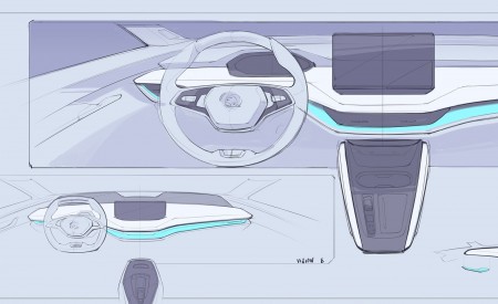 2021 Škoda ENYAQ iV Design Sketch Wallpapers  450x275 (183)