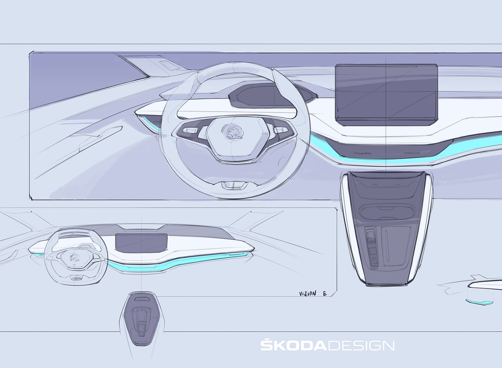 2021 Škoda ENYAQ iV Design Sketch Wallpapers  #183 of 184