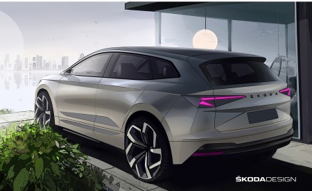 2021 Škoda ENYAQ iV Design Sketch Wallpapers 450x275 (156)