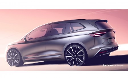 2021 Škoda ENYAQ iV Design Sketch Wallpapers 450x275 (166)