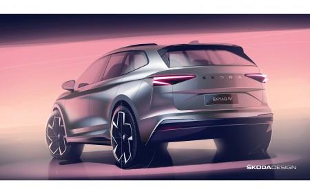 2021 Škoda ENYAQ iV Design Sketch Wallpapers 450x275 (165)