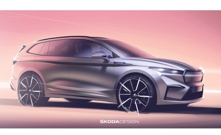 2021 Škoda ENYAQ iV Design Sketch Wallpapers 450x275 (164)