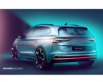 2021 Škoda ENYAQ iV Design Sketch Wallpapers 150x120