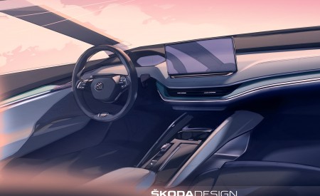 2021 Škoda ENYAQ iV Design Sketch Wallpapers 450x275 (176)