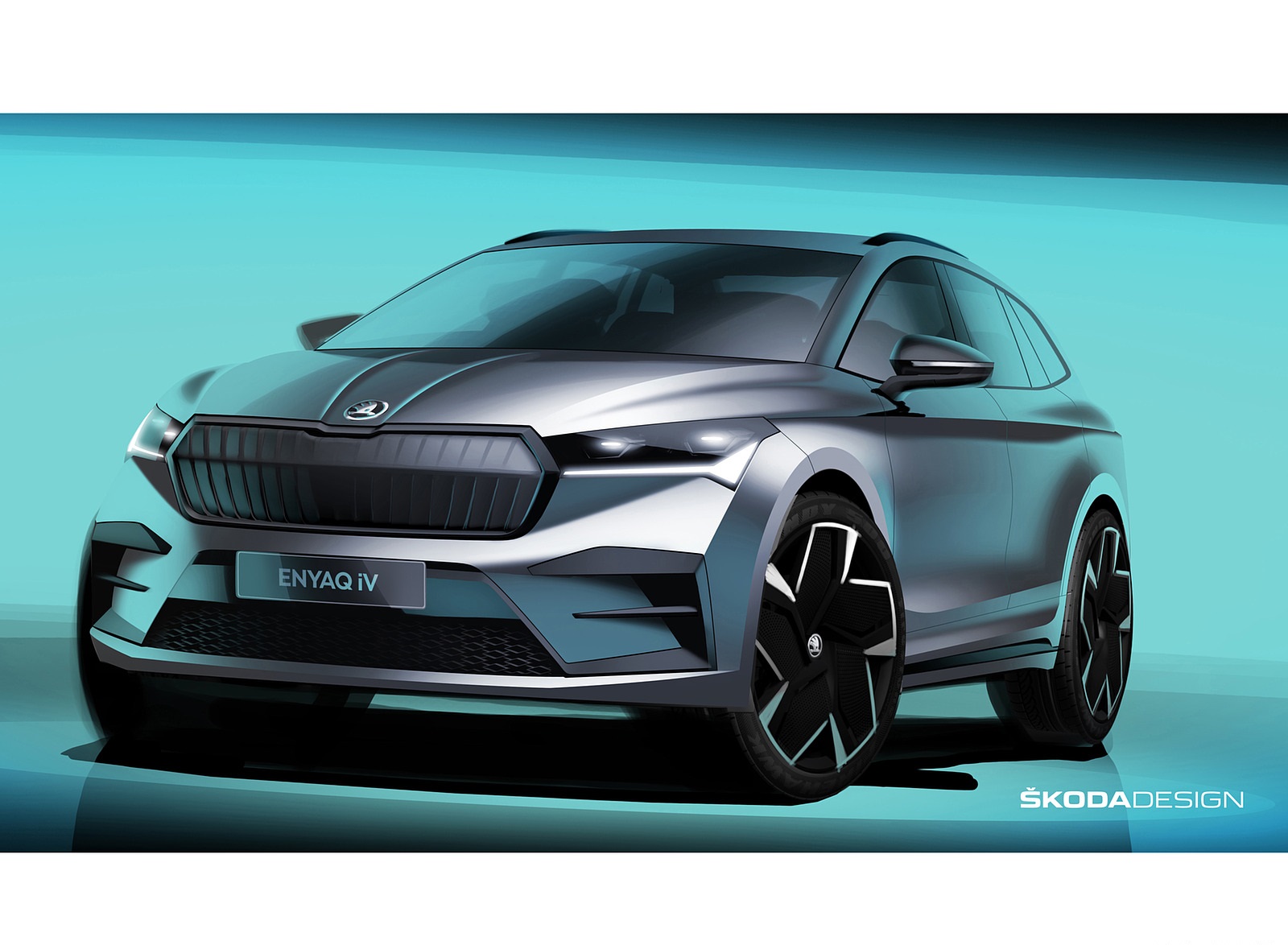 2021 Škoda ENYAQ iV Design Sketch Wallpapers #161 of 184