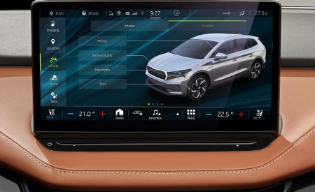 2021 Škoda ENYAQ iV Founders Edition Central Console Wallpapers  450x275 (144)