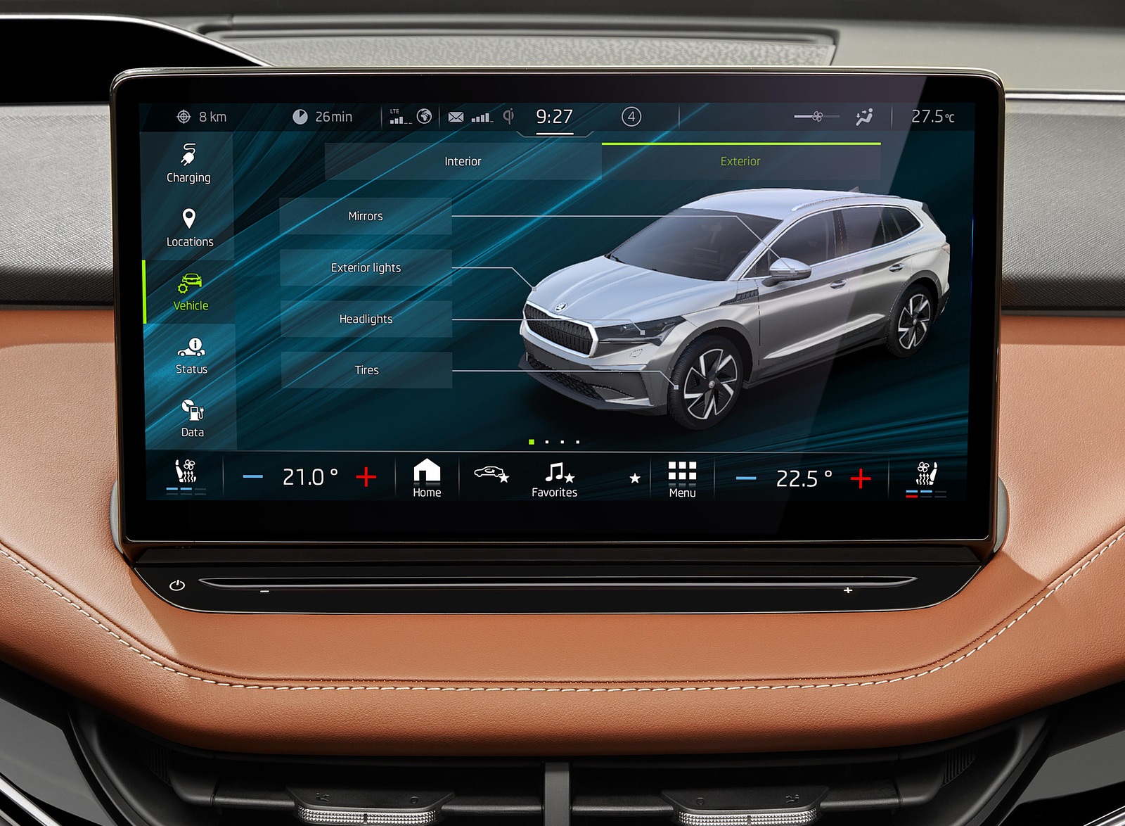2021 Škoda ENYAQ iV Founders Edition Central Console Wallpapers  #144 of 184