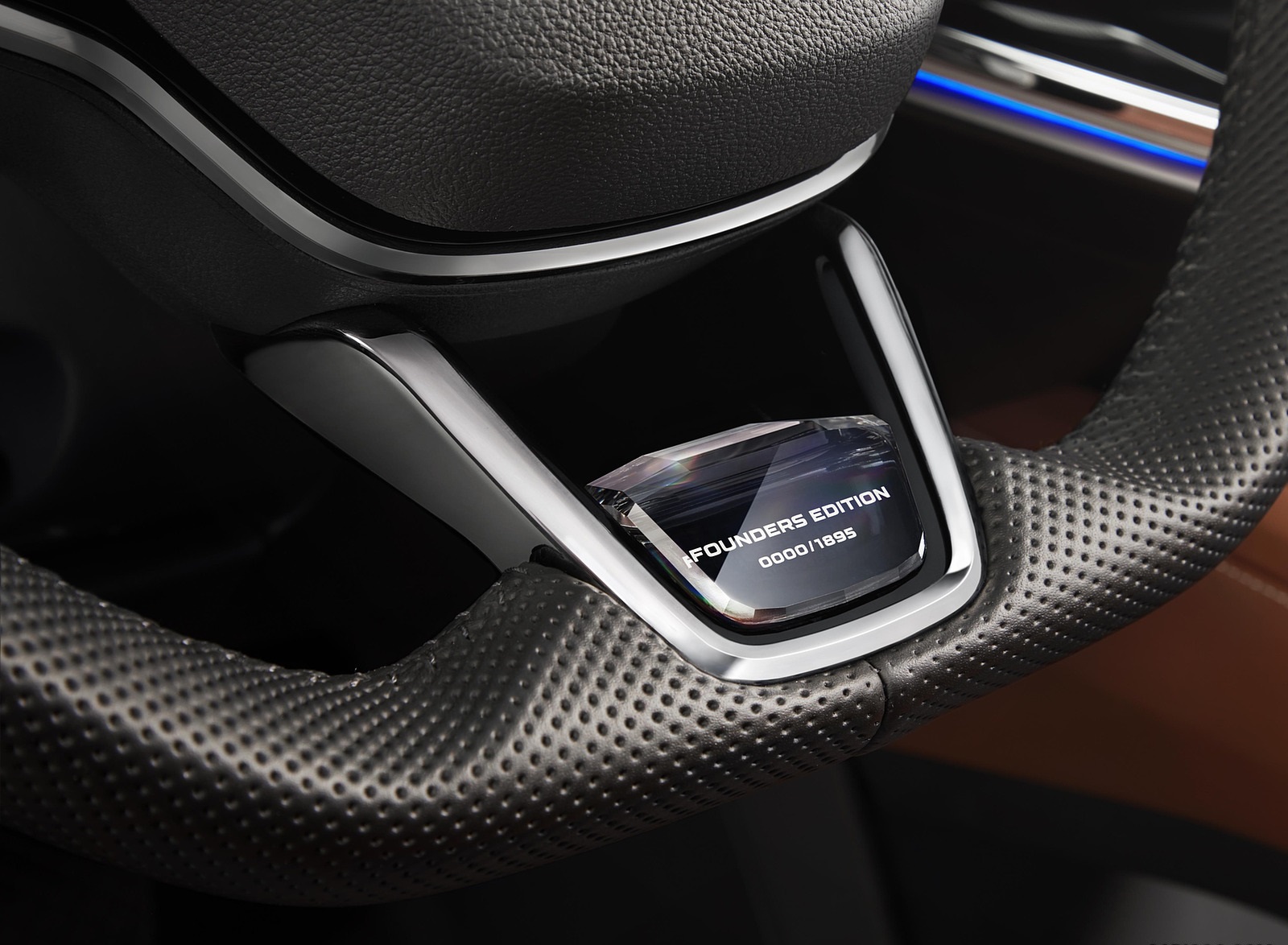 2021 Škoda ENYAQ iV Founders Edition Interior Steering Wheel Wallpapers #137 of 184