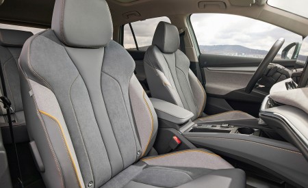 2021 Škoda ENYAQ iV Interior Front Seats Wallpapers 450x275 (80)