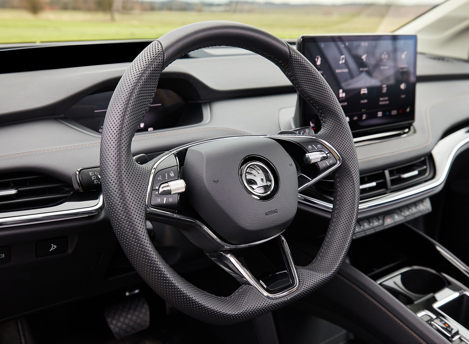 2021 Škoda ENYAQ iV Interior Steering Wheel Wallpapers #57 of 184
