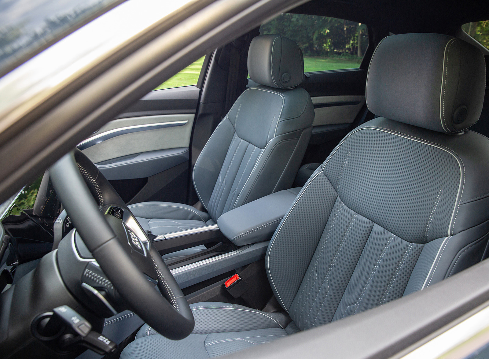2020 Audi e-tron Sportback S-Line (US-Spec) Interior Front Seats Wallpapers #61 of 64