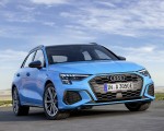 2021 Audi A3 Sportback TFSI e Plug-In Hybrid (Color: Turbo Blue) Front Three-Quarter Wallpapers 150x120