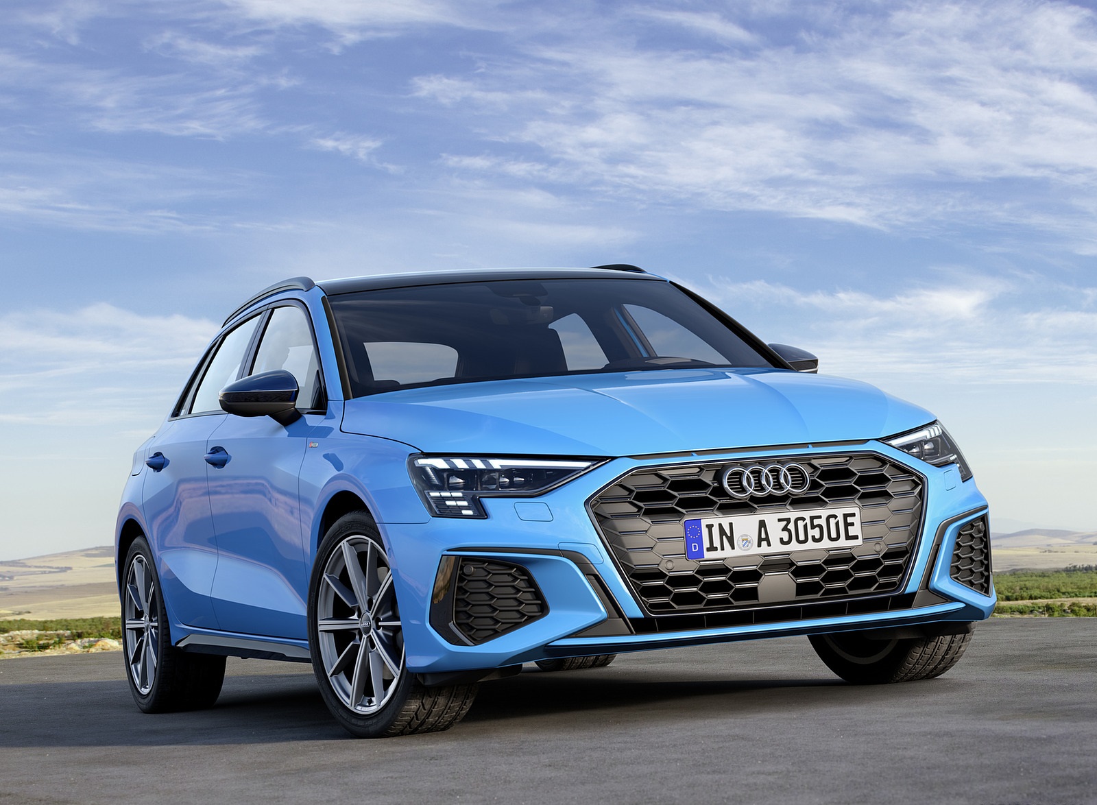 2021 Audi A3 Sportback TFSI e Plug-In Hybrid (Color: Turbo Blue) Front Three-Quarter Wallpapers #134 of 141
