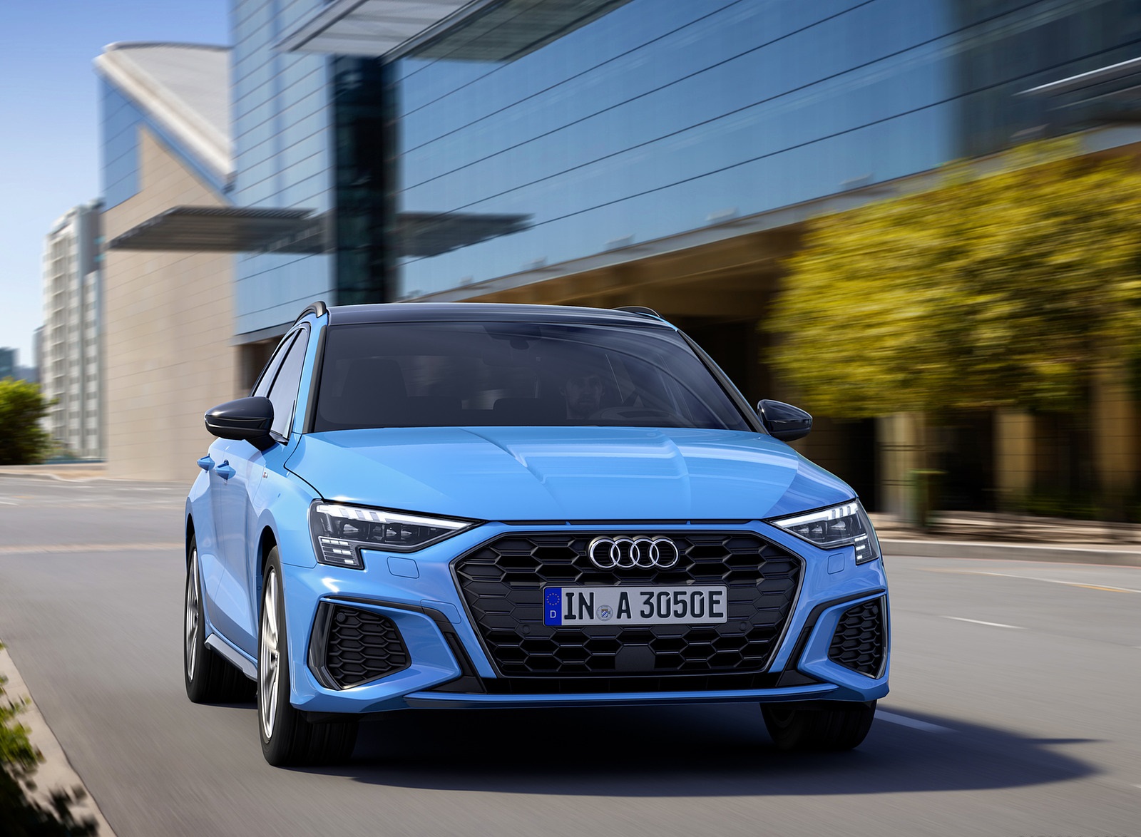 2021 Audi A3 Sportback TFSI e Plug-In Hybrid (Color: Turbo Blue) Front Wallpapers  #130 of 141