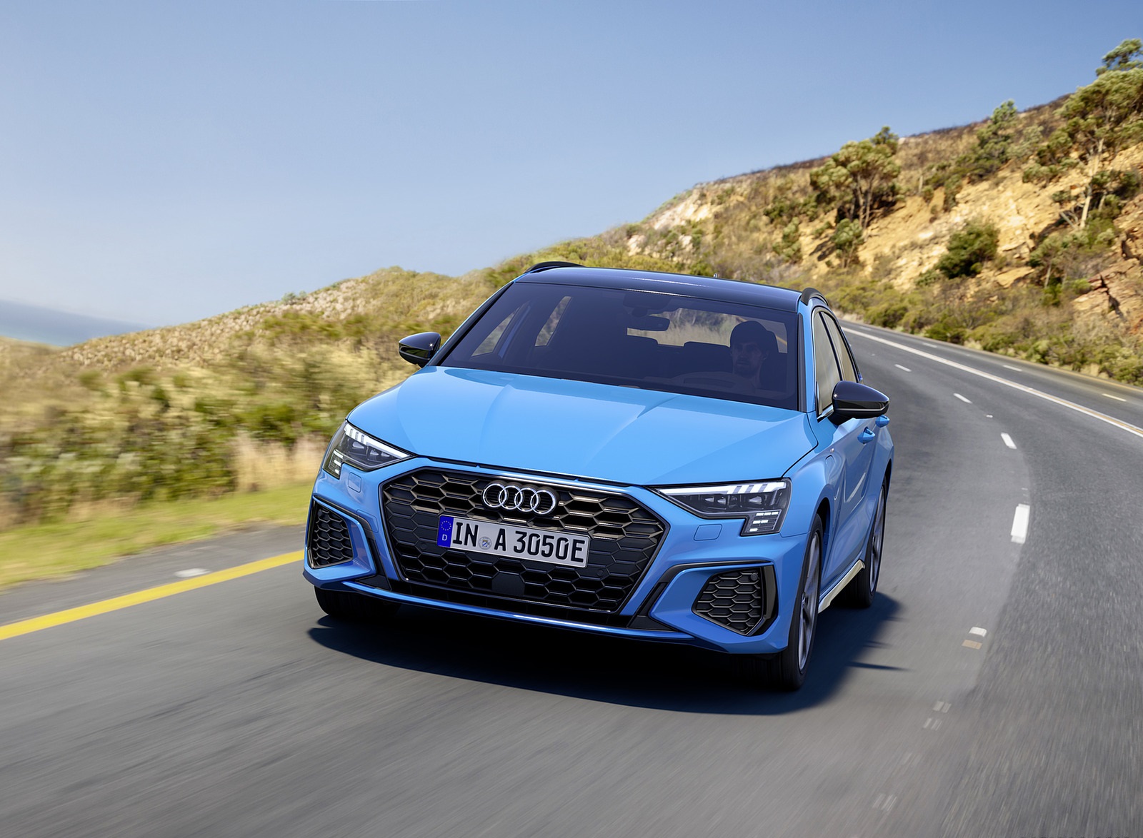 2021 Audi A3 Sportback TFSI e Plug-In Hybrid (Color: Turbo Blue) Front Wallpapers #131 of 141