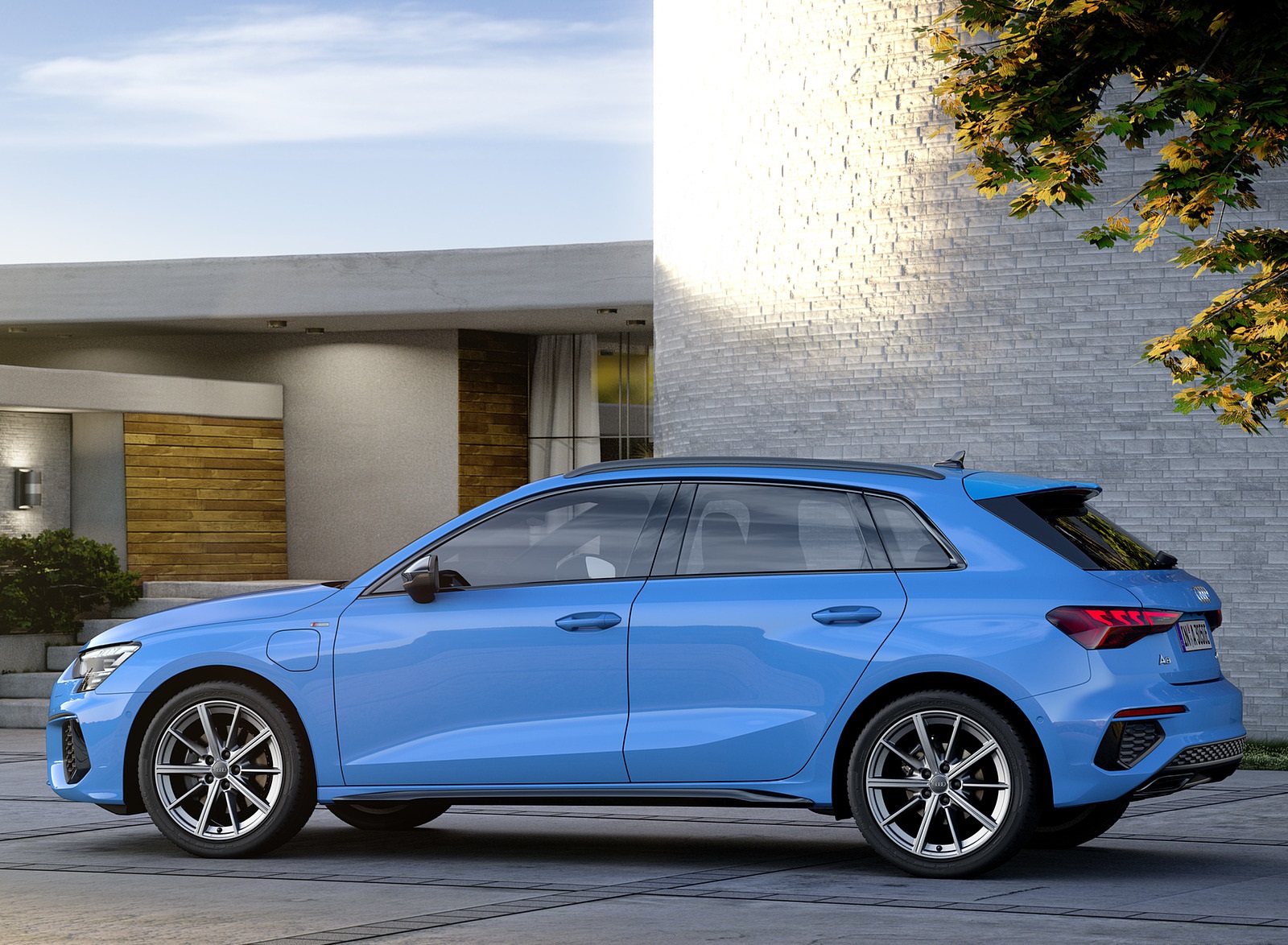 2021 Audi A3 Sportback TFSI e Plug-In Hybrid (Color: Turbo Blue) Side Wallpapers #138 of 141