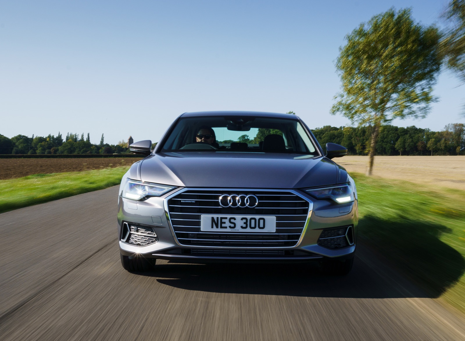 2021 Audi A6 50 TFSI e (UK-Spec) Front Wallpapers (2)