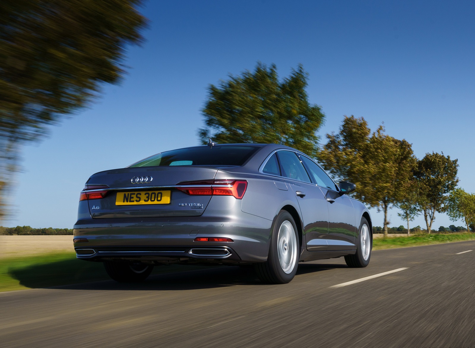 2021 Audi A6 50 TFSI e (UK-Spec) Rear Three-Quarter Wallpapers  (7)