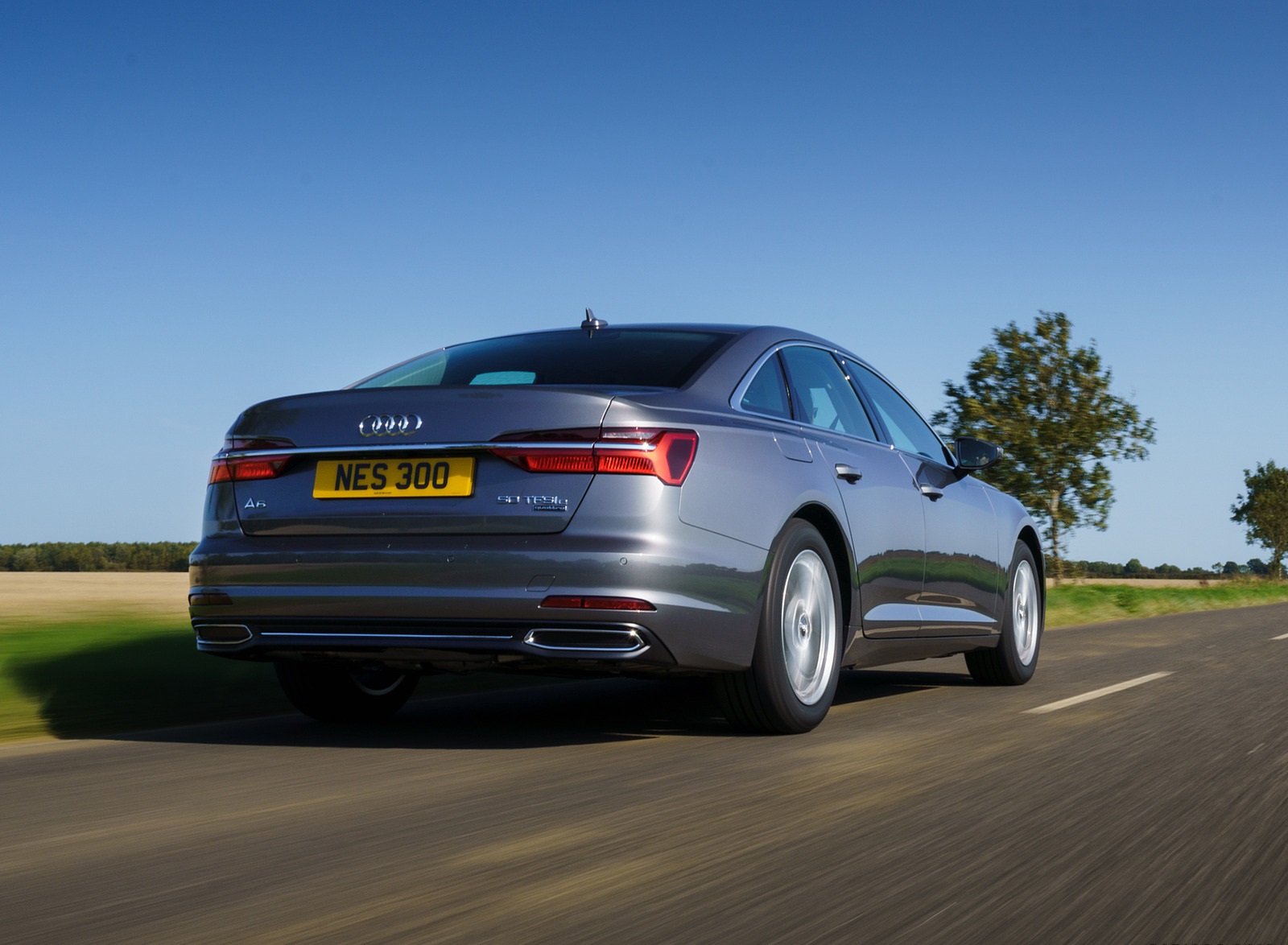 2021 Audi A6 50 TFSI e (UK-Spec) Rear Three-Quarter Wallpapers  (3)