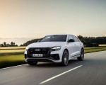 2021 Audi Q8 TFSI e Plug-In Hybrid (Color: Glacier White) Front Wallpapers 150x120