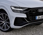 2021 Audi Q8 TFSI e Plug-In Hybrid (Color: Glacier White) Headlight Wallpapers 150x120