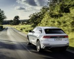 2021 Audi Q8 TFSI e Plug-In Hybrid (Color: Glacier White) Rear Wallpapers 150x120 (8)