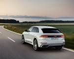 2021 Audi Q8 TFSI e Plug-In Hybrid (Color: Glacier White) Rear Wallpapers 150x120 (5)