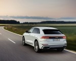 2021 Audi Q8 TFSI e Plug-In Hybrid (Color: Glacier White) Rear Wallpapers 150x120