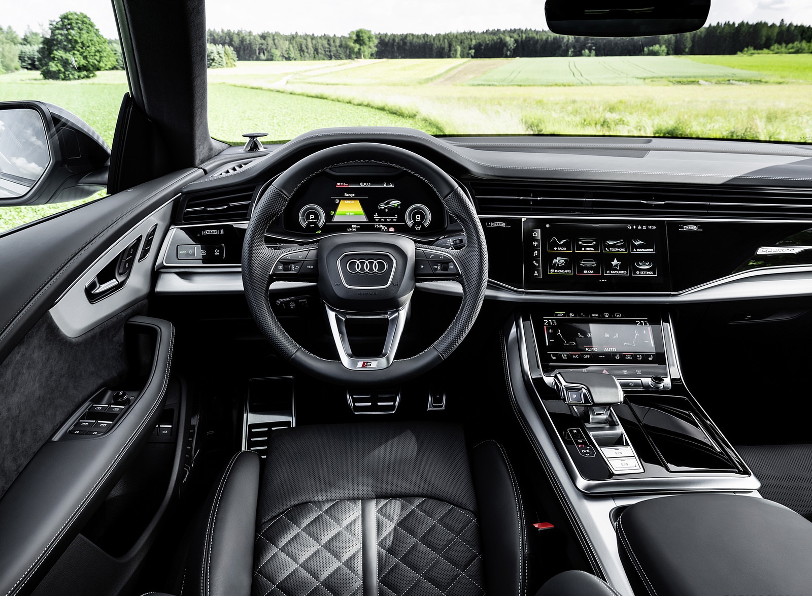 2021 Audi Q8 Tfsi E Plug In Hybrid Interior Cockpit Wallpapers 28 Newcarcars