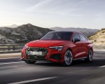 2021 Audi S3 Sedan (Color: Tango Red) Front Three-Quarter Wallpapers 150x120 (1)