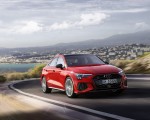 2021 Audi S3 Sedan (Color: Tango Red) Front Three-Quarter Wallpapers 150x120