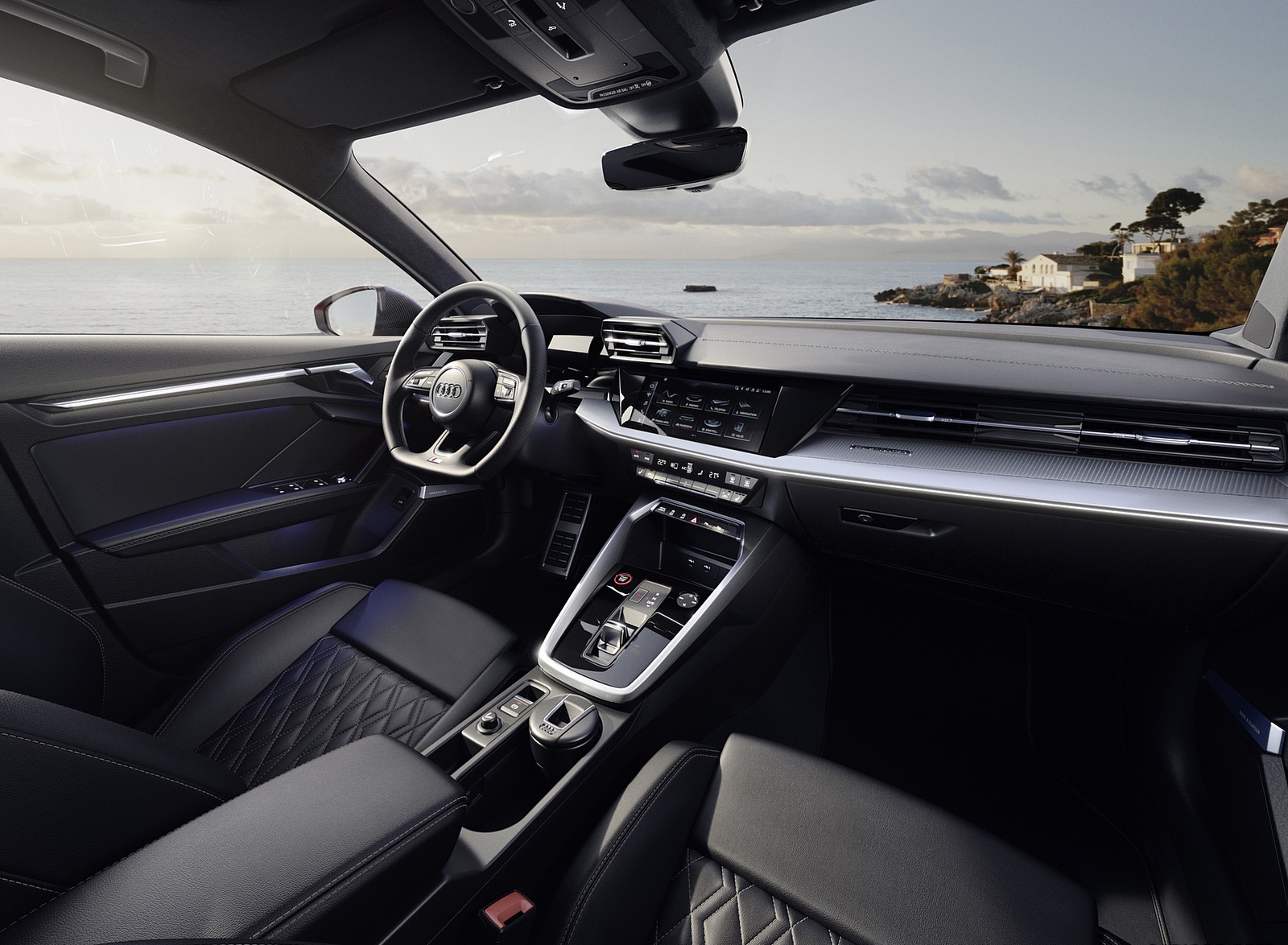 2021 Audi S3 Sedan Interior Wallpapers #14 of 19