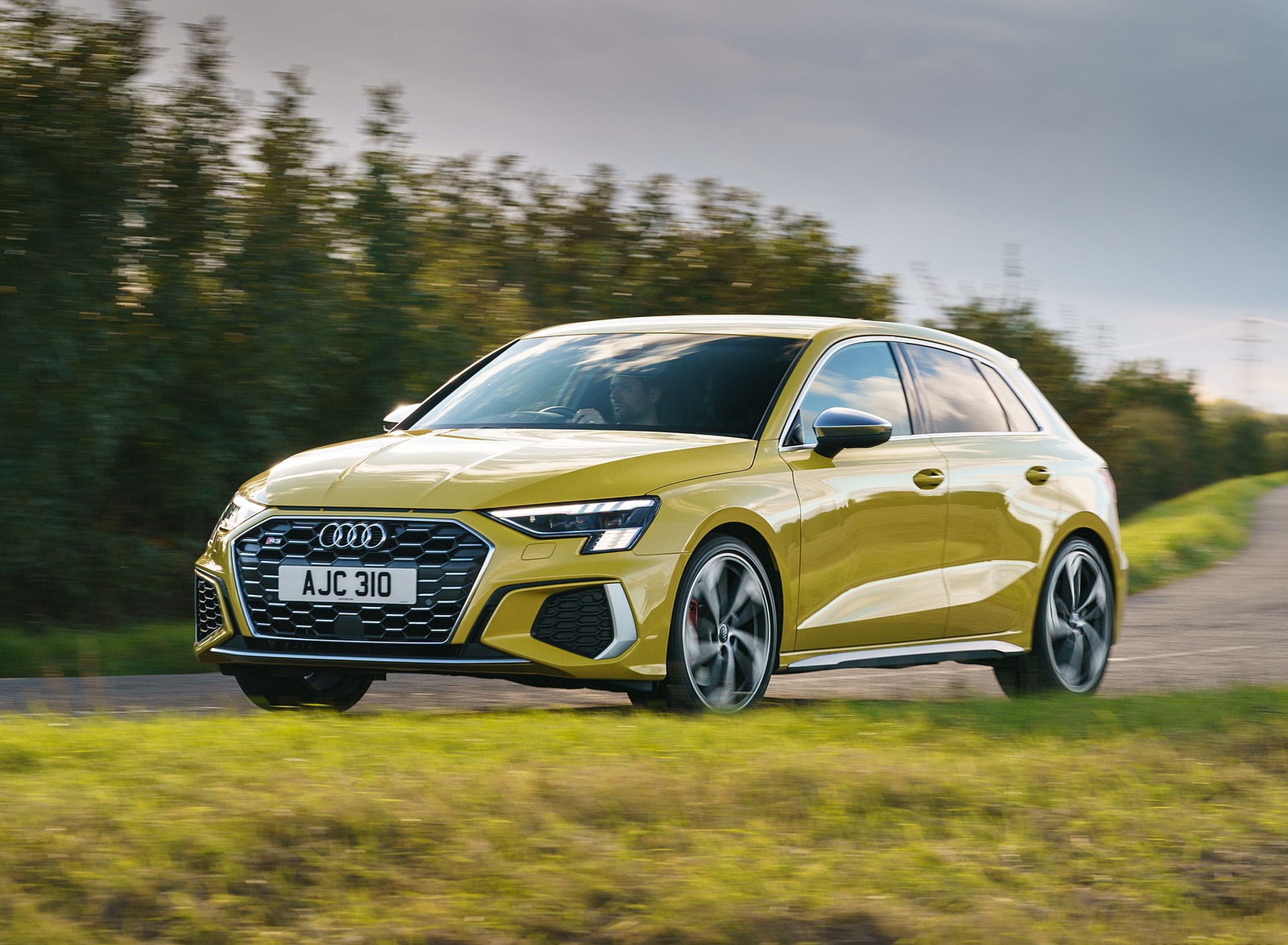 2021 Audi S3 Sportback (UK-Spec) Front Three-Quarter Wallpapers (2)