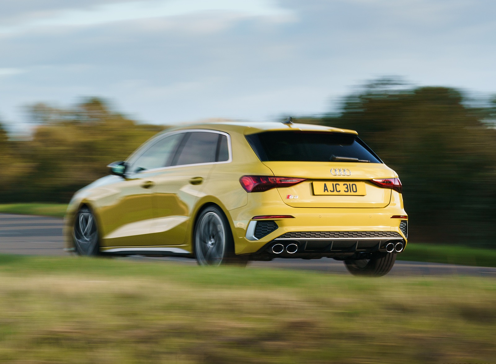 2021 Audi S3 Sportback (UK-Spec) Rear Three-Quarter Wallpapers (6)