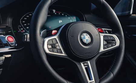 2021 BMW M5 Competition (UK-Spec) Interior Steering Wheel Wallpapers 450x275 (34)