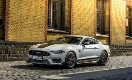 2021 Ford Mustang Mach 1 (EU-Spec) (Color: Fighter Jet Gray) Front Three-Quarter Wallpapers 450x275 (66)