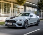 2021 Ford Mustang Mach 1 (EU-Spec) (Color: Fighter Jet Gray) Front Three-Quarter Wallpapers 150x120