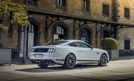 2021 Ford Mustang Mach 1 (EU-Spec) (Color: Fighter Jet Gray) Rear Three-Quarter Wallpapers  450x275 (68)