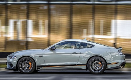 2021 Ford Mustang Mach 1 (EU-Spec) (Color: Fighter Jet Gray) Side Wallpapers 450x275 (65)