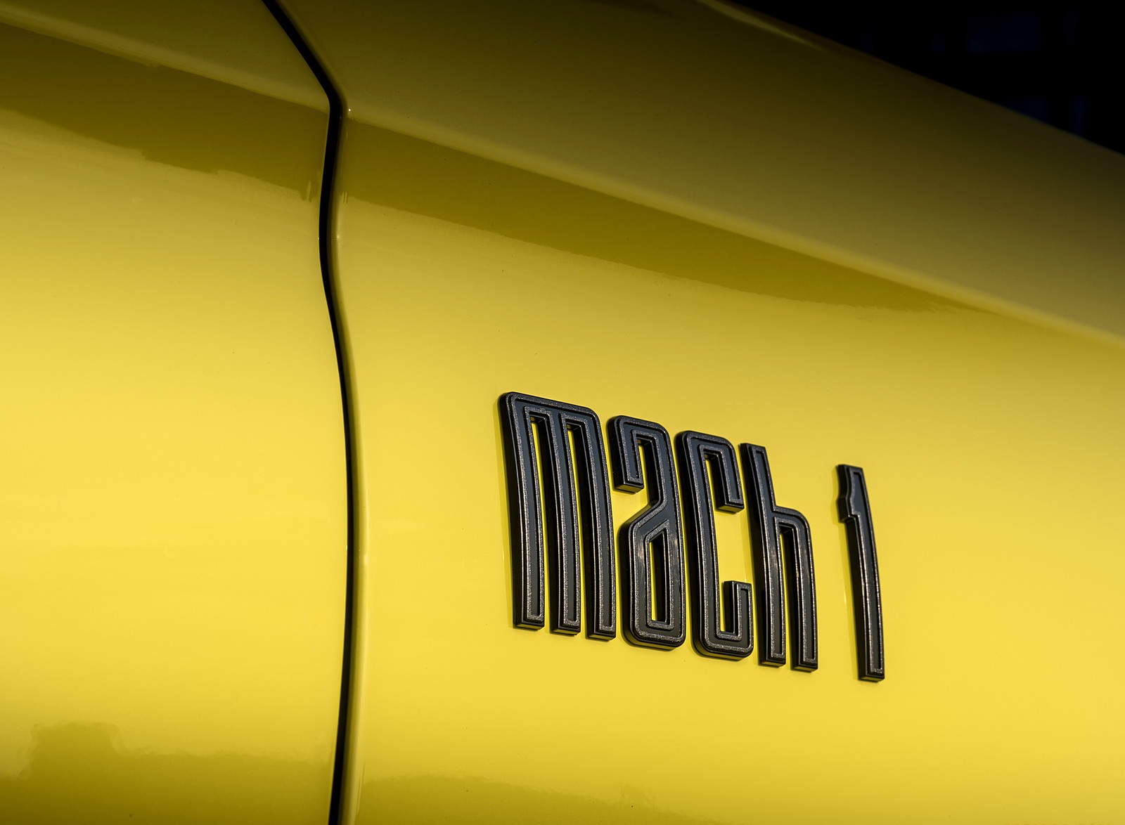 2021 Ford Mustang Mach 1 (EU-Spec) (Color: Grabber Yellow) Badge Wallpapers #25 of 94
