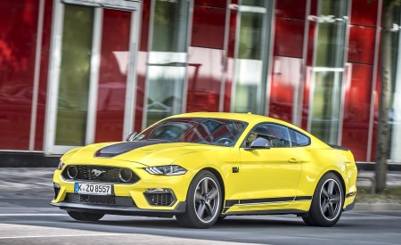 2021 Ford Mustang Mach 1 (EU-Spec) (Color: Grabber Yellow) Front Three-Quarter Wallpapers  450x275 (13)