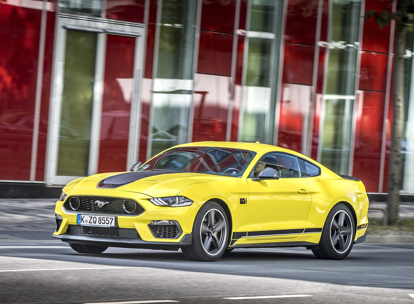 2021 Ford Mustang Mach 1 (EU-Spec) (Color: Grabber Yellow) Front Three-Quarter Wallpapers  #13 of 94