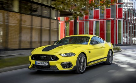 2021 Ford Mustang Mach 1 (EU-Spec) (Color: Grabber Yellow) Front Three-Quarter Wallpapers  450x275 (8)