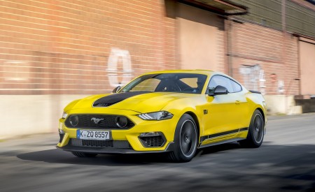 2021 Ford Mustang Mach 1 (EU-Spec) (Color: Grabber Yellow) Front Three-Quarter Wallpapers  450x275 (14)