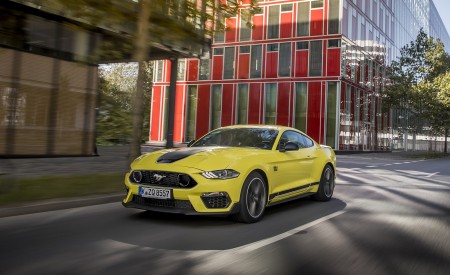 2021 Ford Mustang Mach 1 (EU-Spec) (Color: Grabber Yellow) Front Three-Quarter Wallpapers  450x275 (9)
